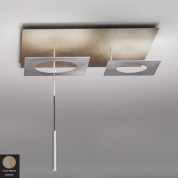 Petra Icone Потолочный светильник квадратный Brown, Brass, Beige i-c-0382