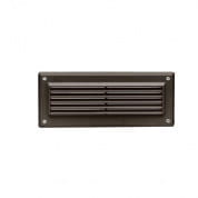 12V Louvered Brick Light Textured Architectural Bronze уличный настенный светильник 15073AZT Kichler