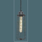 Orlando Cylinder Pendant - 3 Inch - Pewter подвесной светильник Industville OR-CYP3-P