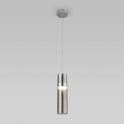 подвесной цилиндрический светильник с узким металлическим корпусом