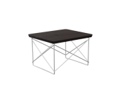 20119520 LTR Vitra Журнальный столик тёмный дуб с хромированными ножками