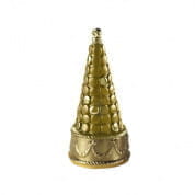 Chantilly baby macaron pyramid scented candle - gold ароматическая свеча, Villari