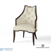 Logan Arm Chair-Walnut-Milk Leather Global Views кресло