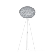 торшер с перьевым абажуром на треноге