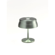 LD1081V3 Zafferano Настольная лампа на батарейках SISTER LIGHT MINI IP65, зеленая, анодированная, с регулировкой яркости