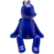 55030 Sitting Bear синий 20cm Kare design статуэтка