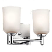 Shailene 2 Light Vanity Light Chrome настенный светильник 45573CH Kichler