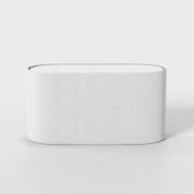 абажур белая ткань