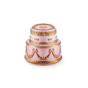 Chantilly two tier cake scented candle - pink & gold ароматическая свеча, Villari