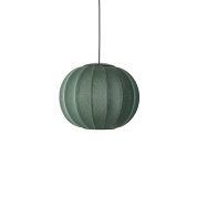 KW45 TG LED Made by Hand Knit-Wit Подвес Ø45 в зелёном текстильном исполнении LED