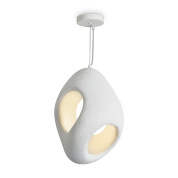 подвесной светильник с асимметричным плафоном с прорезями