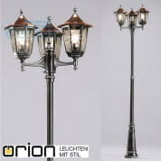 Уличный светильник Orion Hermine AL 11K/82549/A schwarz-silber