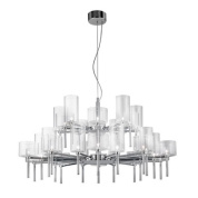 SPSPIL30CSCRG4L Axolight Spillray 30 SP современная люстра с 30 лампами хром; прозрачный