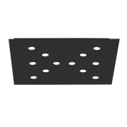 Swing Icone Потолочный светильник квадратный черный i-c-0403