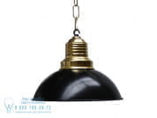 ABELE MODERN FACTORY PENDANT Латунная подвесная лампа прямого света ручной работы Mullan Lighting MLP196PCBLK
