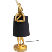 55796 Animal Rabbit Gold/Black 50cm Kare design настольная лампа