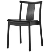71118-003958 Audo Copenhagen Merkur Обеденный стул, черный дуб / черная кожа