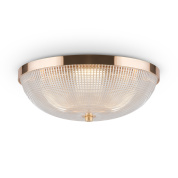 потолочный светильник полусферической формы цвета золота