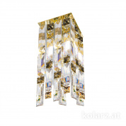 Kolarz Prisma 1314.11M.3.P1.KptGn точечный светильник золото 24 карата длина 12cm ширина 12cm высота 33cm 1 лампа g9