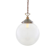 MLP268 Mullan Lighting Riad подвесная люстра с большим прозрачным стеклянным шаровым плафоном