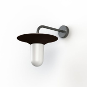 настенное бра с тёмно-коричневым отражателем