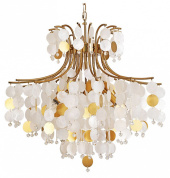 подвесная люстра с плафонами в форме цветов