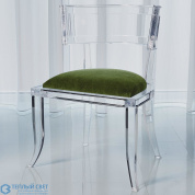 Klismos Acrylic Chair-Emerald Green Global Views кресло