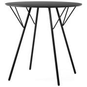 137925A498 &Tradition Royal Festival Hall Стол RFH RD5 черный, Ø75 см