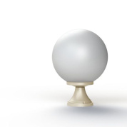 садовый светильник бежевого оттенка с матовым плафоном