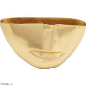 54478 Ваза Half Face Gold 38см Kare Design