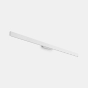 уличный настенный светильник белый линейного типа для фасадной подсветки