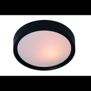 потолочный светильник цилиндрической формы с чёрным корпусом