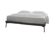 Ebridi Тканевая двуспальная кровать со съемным покрывалом Casamania & Horm