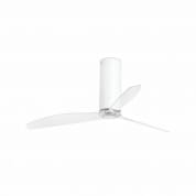 32034WP Faro TUBE FAN Matt white/transparent ceiling fan with DC motor SMART люстра-вентилятор матовый белый