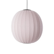 KW75 PI LED Made by Hand Knit-Wit Светильник Ø75 с розовым скандинавским абажуром LED