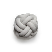 2351-0200 Knot Design House Stockholm Подушка в форме узла бело-серого цвета