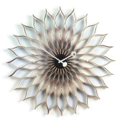 20125601 Sunflower Vitra Часы настенные большие круглые светлые с узором