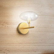 Metal Lux Dolce AP 17 современный дизайнерский настенный светильник прозрачный; золото 261.111.01