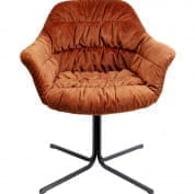 80044 Вращающееся кресло Colmar Rust Red Kare Design