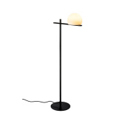 торшер для террасы с матовым плафоном и устойчивым основанием