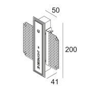 304 05 01 Delta Light OPTIONS МОНТАЖНЫЙ КОМПЛЕКТ ДЛЯ ВПУСКА ЗАПОДЛИЦО S