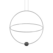 подвесной светильник с золотыми элементами