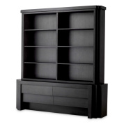 TM0141 Eichholtz Metropolitan стеллаж из массива дерева чёрного цвета с открытыми секциями