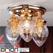 Потолочная люстра Orion Budapest DLU 1441/3 gold/411 klar-Schliff