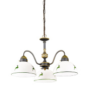 люстра на штанге с тремя плафонами