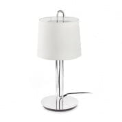 24034-04 MONTREAL WHITE TABLE LAMP WHITE LAMPSHADE настольная лампа Faro barcelona