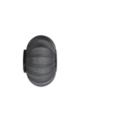 KWO45BLCW Knit-Wit Made By Hand Подвесной светильник с чёрным текстильным абажуром