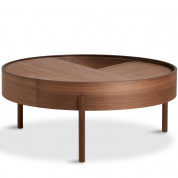 Arc coffee table 89 cm Walnut Woud, кофейный столик