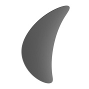 уличный настенный светильник с алюминиевым корпусом серого цвета