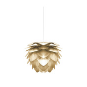 подвесной светильник с абажуром из латунных лепестков